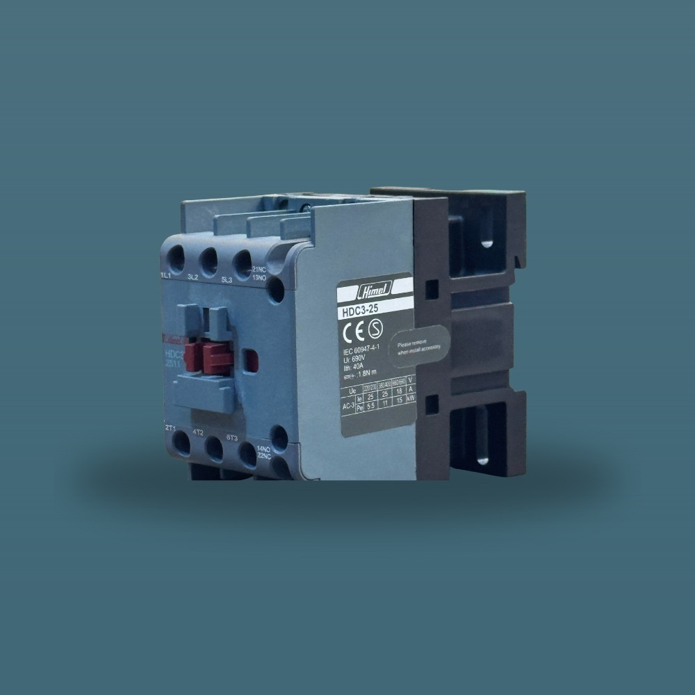 VAC contactor 220–380 VAC for industrial laundry equipment and steam boiler systems.